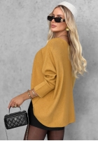 Sweter oversize Mellow Light czekoladowy