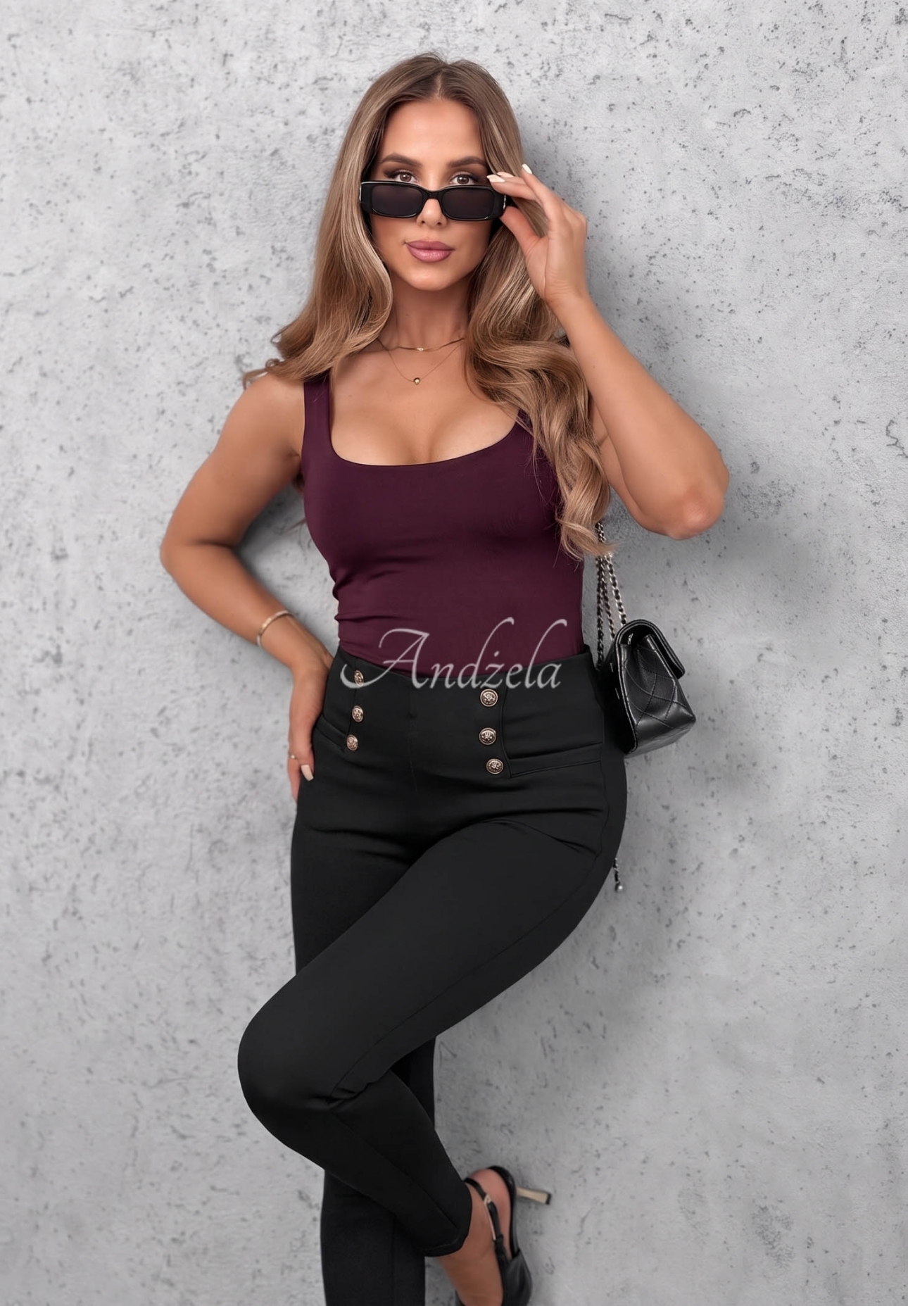 Solaria Berry-Colored Strapless Top