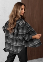 Koszula z kołnierzem w kratę Maple Plaid granatowa