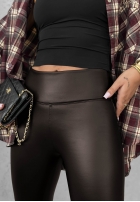 Skórzane legginsy Be Like Me czarne