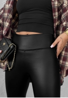 Skórzane legginsy Be Like Me czarne