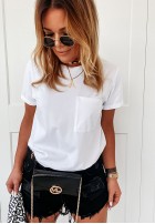 Bluzka Pocket White
