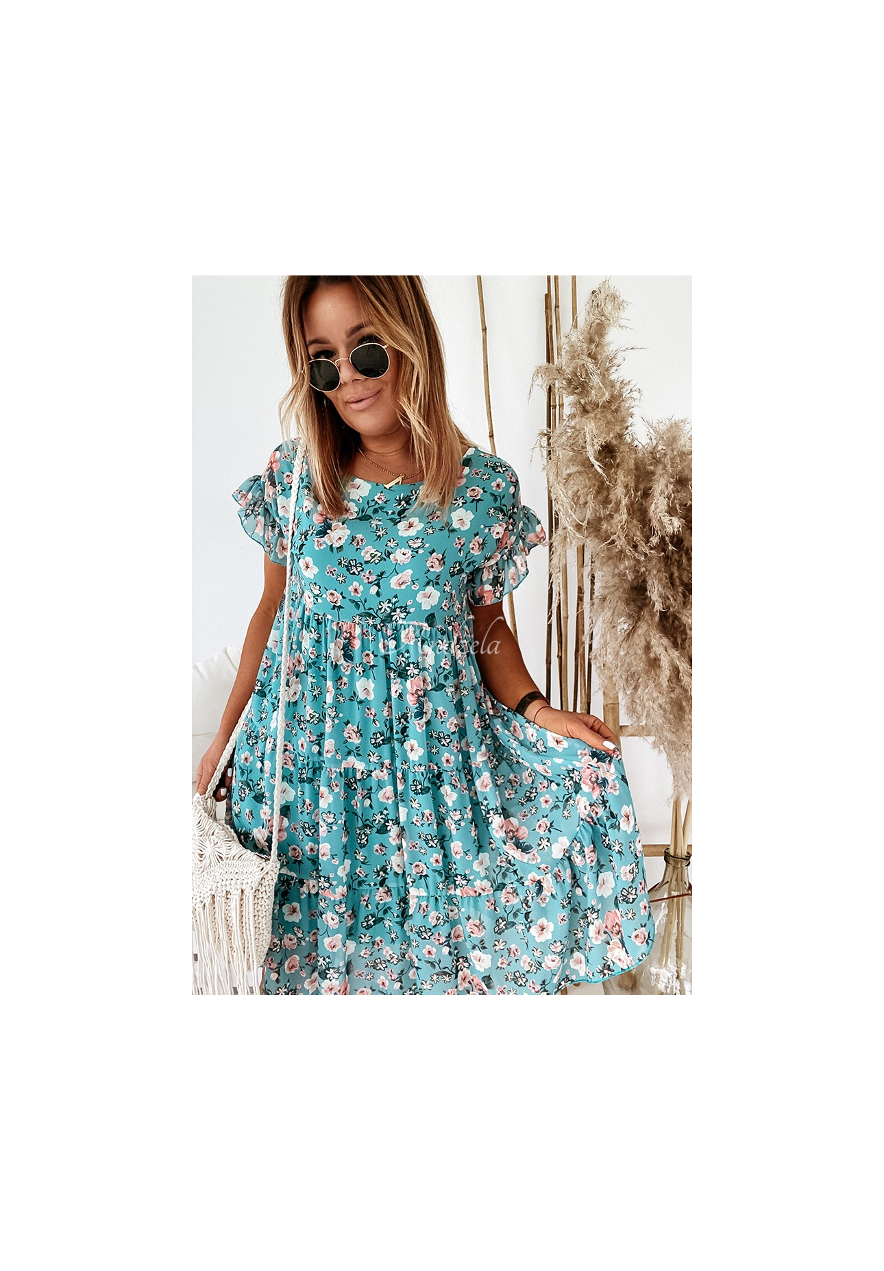 Bellarose Blue Floral Dress