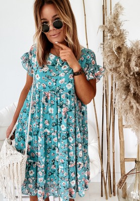 Bellarose Blue Floral Dress